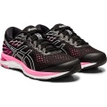 Asics Gel Cumulus 21 schwarz/pink Dämpfungs-Laufschuhe Damen